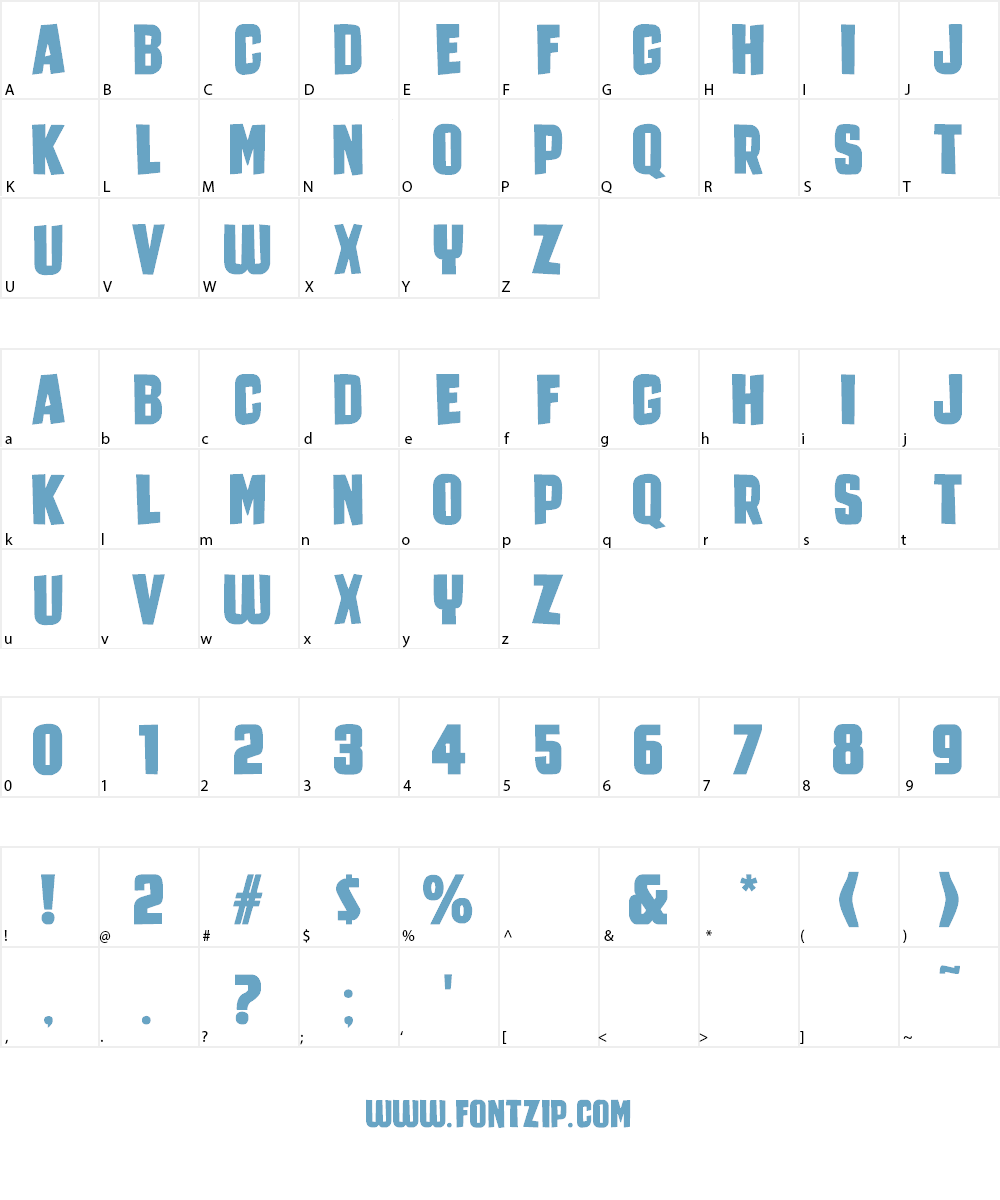 Bob Sponge Font Character